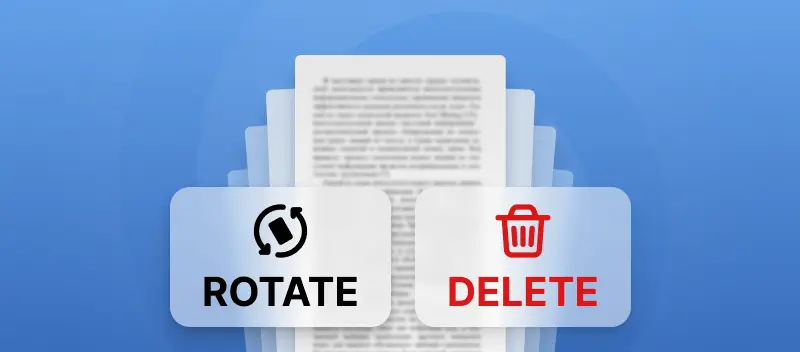 Como Reorganizar Páginas PDF, Girar ou Excluir Páginas Extras
